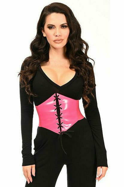 Daisy Corsets Lavish Hot Pink Patent Corset Belt Cincher