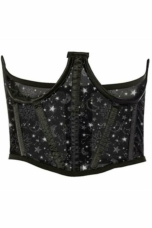 Daisy Corsets Lavish Celestial Mesh Open Cup Waist Cincher