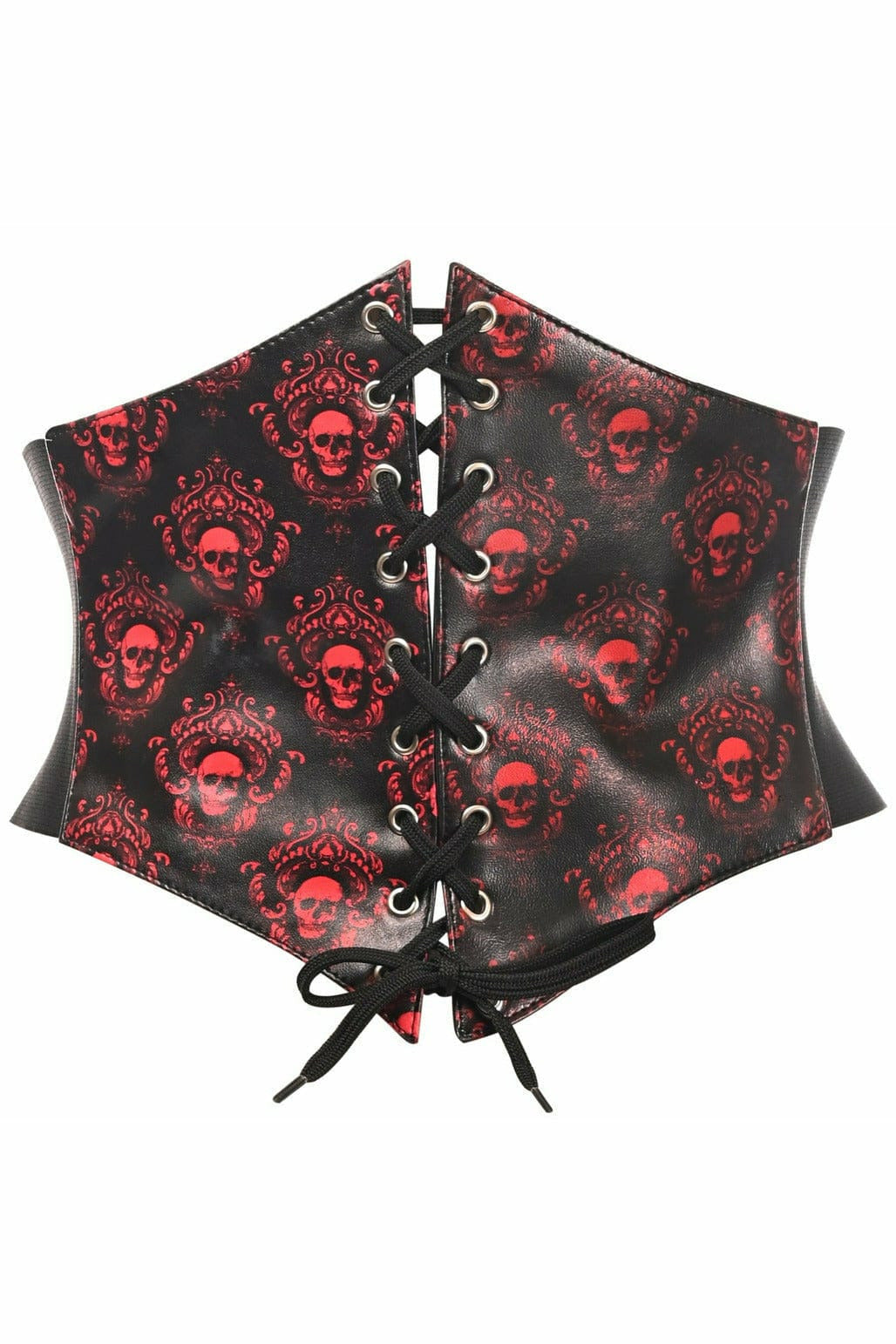 Daisy Corsets Lavish Red Gothic Lace-Up Corset Belt Cincher