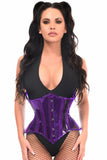 Daisy Corsets Lavish Purple Clear Curvy Underbust Waist Cincher Corset