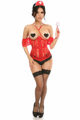 Daisy Corsets Lavish 3 PC Sexy Nurse Corset Costume