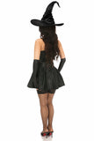 Daisy Corsets Lavish 4 PC Black Lace Witch Corset Costume - Flyclothing LLC