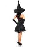 Daisy Corsets Lavish 3 PC Sultry Witch Corset Dress Costume - Flyclothing LLC