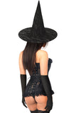 Daisy Corsets Lavish 3 PC Sheer Lace Witch Corset Costume - Flyclothing LLC