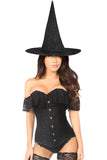 Daisy Corsets Lavish 3 PC Premium Lace Witch Corset Costume - Flyclothing LLC