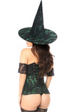 Daisy Corsets Lavish 2 PC Emerald Witch Corset Costume - Flyclothing LLC