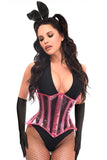 Daisy Corsets Lavish 4 PC Pink Festival Bunny Corset Costume - Flyclothing LLC