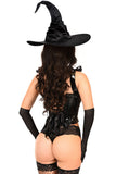 Daisy Corsets Lavish 3 PC Vinyl Witch Corset Costume - Flyclothing LLC