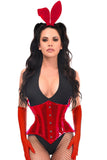 Daisy Corsets Lavish 4 PC Red Festival Bunny Corset Costume - Flyclothing LLC