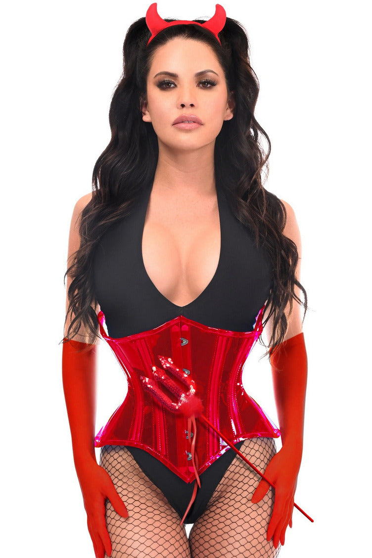 Daisy Corsets Lavish 4 PC Red Festival Devil Corset Costume - Flyclothing LLC