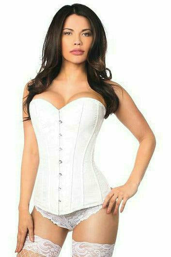 Daisy Corsets Lavish White Brocade Corset