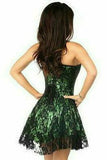 Daisy Corsets Lavish Green Lace Corset Dress - Flyclothing LLC