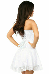 Daisy Corsets Lavish White Lace Corset Dress - Flyclothing LLC