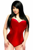 Daisy Corsets Lavish Red Satin Corset Romper