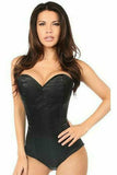 Daisy Corsets Lavish Black Satin Corset Romper