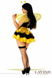 Daisy Corsets Lavish 4 PC Queen Bee Costume - Flyclothing LLC