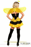 Daisy Corsets Lavish 4 PC Queen Bee Costume - Flyclothing LLC