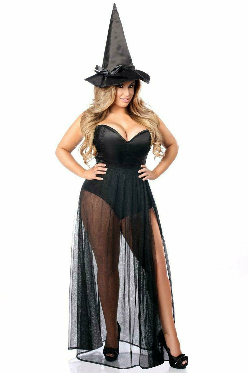 Daisy Corsets Lavish 3 PC Evil Witch Corset Costume - Flyclothing LLC