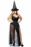 Daisy Corsets Lavish 3 PC Evil Witch Corset Costume - Flyclothing LLC