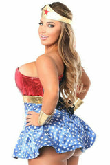 Daisy Corsets Lavish 3 PC Superhero Corset Dress Costume - Flyclothing LLC