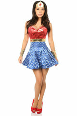 Daisy Corsets Lavish 3 PC Superhero Corset Dress Costume - Flyclothing LLC