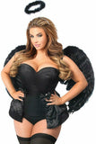 Daisy Corsets Lavish 4 PC Angel of Darkness Corset Costume - Flyclothing LLC