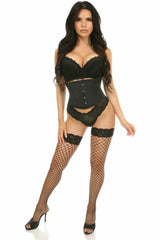 Daisy Corsets Lavish Pinstripe Mini Cincher - Flyclothing LLC