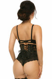 Daisy Corsets Lavish Black Sheer Lace Waist Cincher Corset - Flyclothing LLC