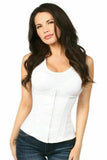 Daisy Corsets Lavish White Cotton Underbust Corset