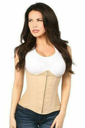 Daisy Corsets Lavish Beige Cotton Underbust Corset