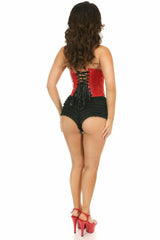 Daisy Corsets Lavish Red Patent PVC Underwire Bustier - Flyclothing LLC