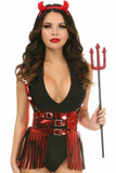 Daisy Corsets Lavish 4 PC Sexy Devil Costume - Flyclothing LLC