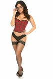 Daisy Corsets Lavish Red Plaid Underwire Bustier - Flyclothing LLC