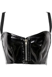 Daisy Corsets Lavish Black Patent Short Bustier Top