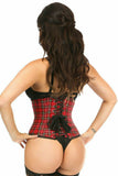 Daisy Corsets Lavish Red Plaid Underbust Corset - Flyclothing LLC