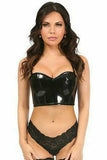 Daisy Corsets Lavish Black Patent Short Bustier