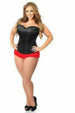 Daisy Corsets Lavish Black Sweetheart Front Zipper Corset - Flyclothing LLC