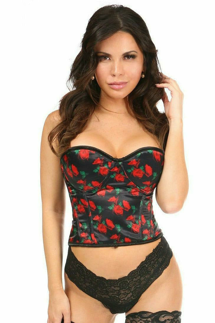 Daisy Corsets Lavish Rose Floral Underwire Bustier