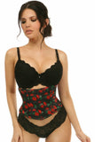 Daisy Corsets Lavish Rose Satin Mini Cincher