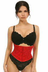 Daisy Corsets Lavish Red Lace Mini Cincher