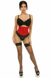 Daisy Corsets Lavish Red Lace Mini Cincher - Flyclothing LLC