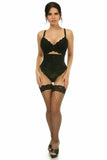 Daisy Corsets Lavish Black Lace Mini Cincher - Flyclothing LLC