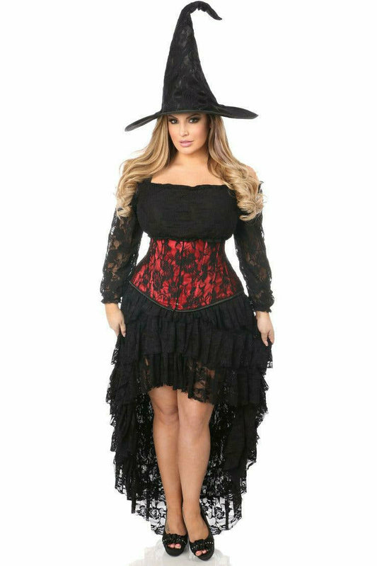 Daisy Corsets Lavish 4 PC Lace Witch Corset Costume