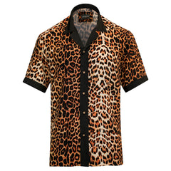 Gravity Homme Men's Weekend Shirt | Classic Leopard