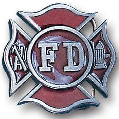 Fireman's Cross Enameled Belt Buckle - Flyclothing LLC