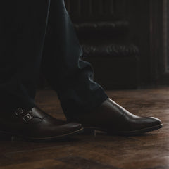 Sandro Moscoloni Premium Monk Strap 16200 Brown - Flyclothing LLC