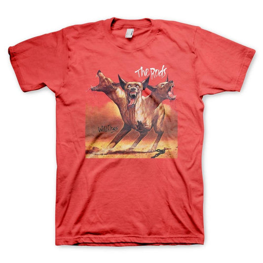 The Rods Wild Dogs Red Mens T-Shirt - The Rods