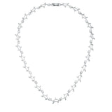 Rhodium Plated Vineyard Necklace - Flyclothing LLC