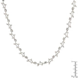 Rhodium Plated Vineyard Necklace - Flyclothing LLC