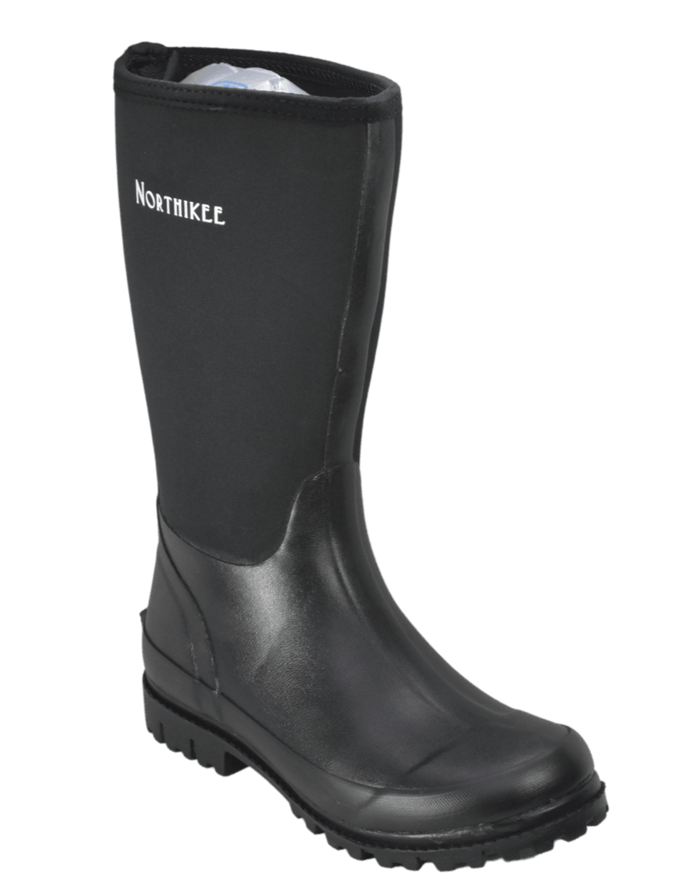 Northikee Men's Neoprene Rubber Boot Black - Flyclothing LLC